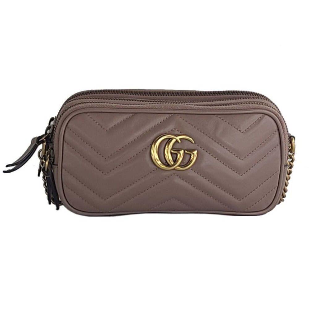 Gucci Gg Marmont Mini Chain Bag #352674F72B